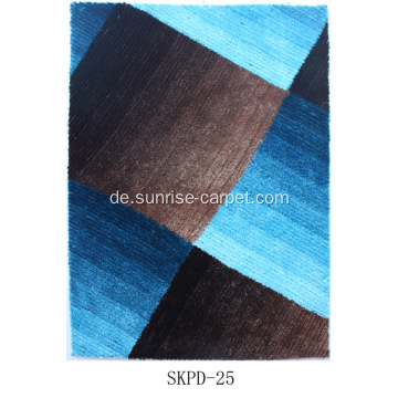 Polyester-Teppiche mit Schlaufe und buntem Design
